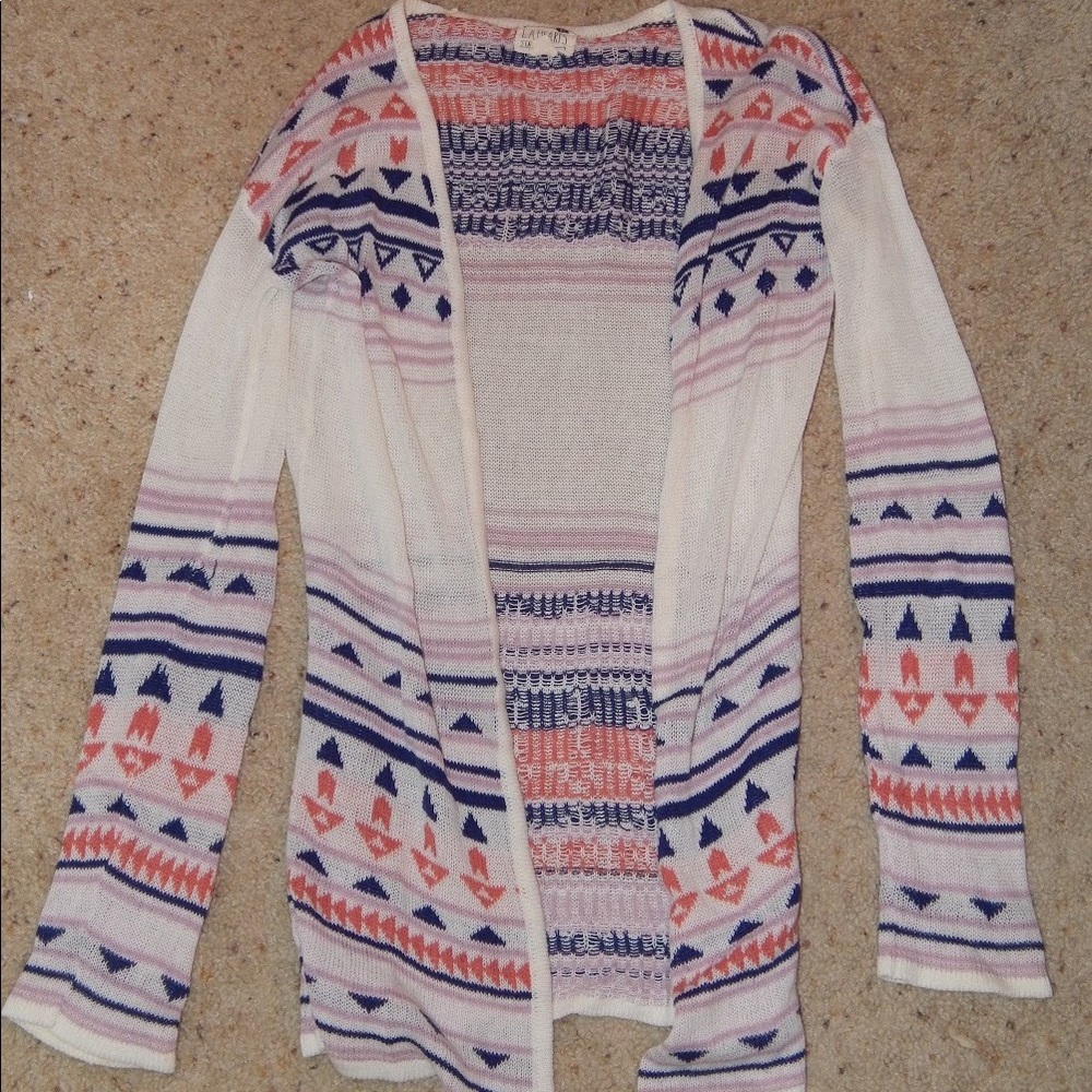 LA HEARTS tribal sweater
